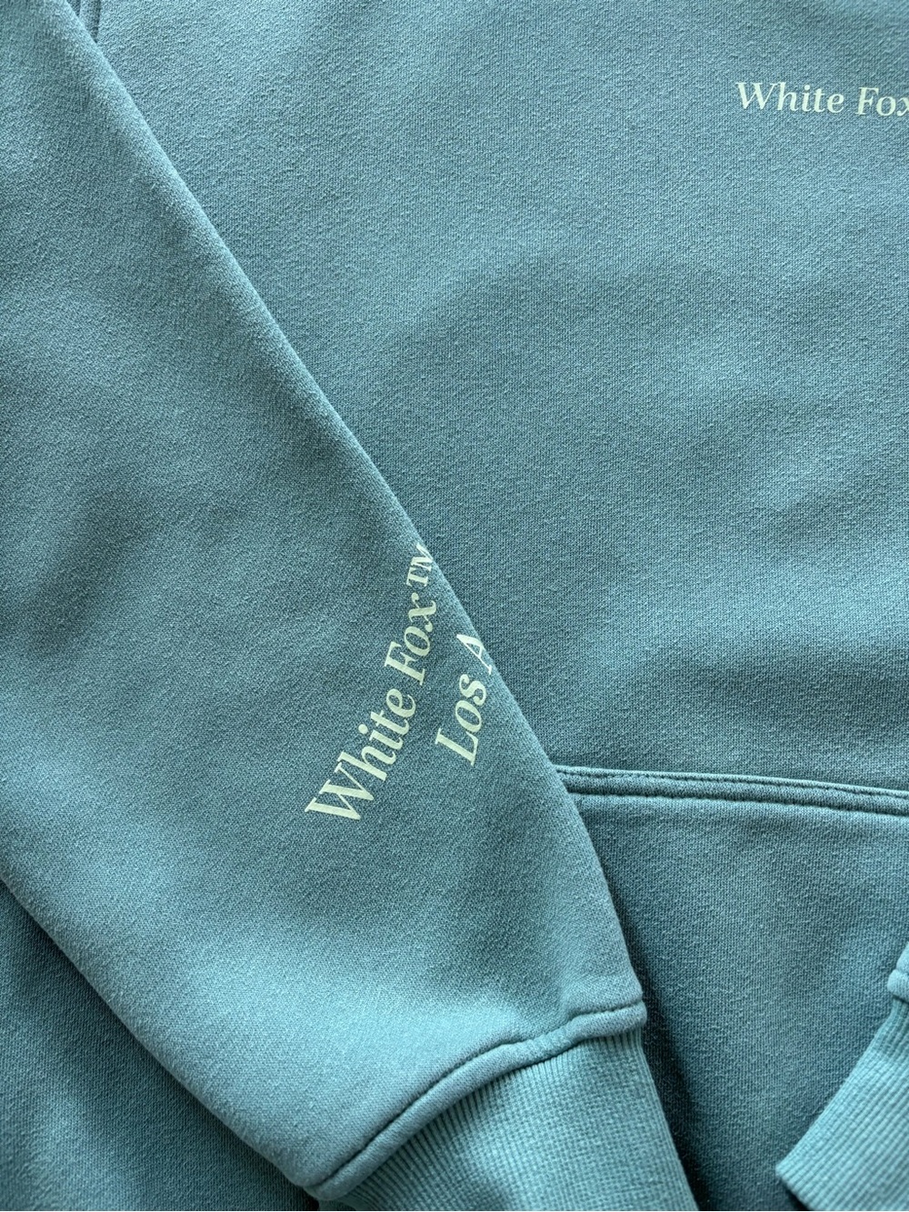 White Fox Hoodie, Size M/L - Picture 2 of 5